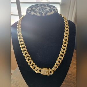 Italian gold plated necklace